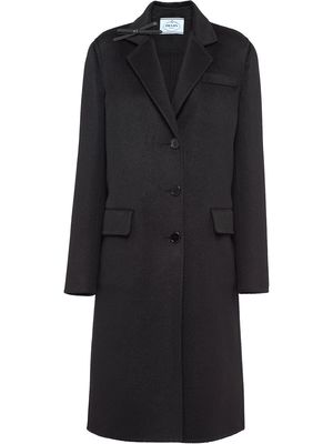 Prada single-breasted coat - Black