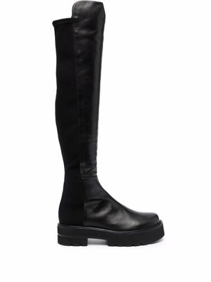 Stuart Weitzman knee-high flat boots - Black
