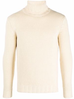 Dell'oglio knitted wool jumper - White