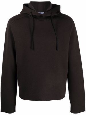 Bottega Veneta panelled long-sleeved hoodie - Brown
