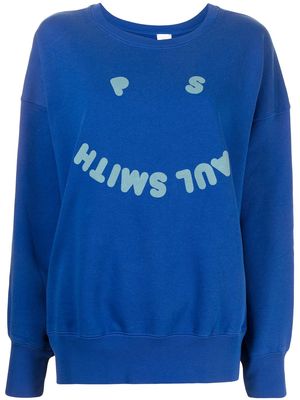 PS Paul Smith logo-smiley jumper - Blue