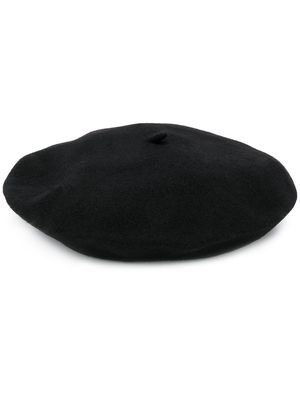 Celine Robert knitted beret hat - Black