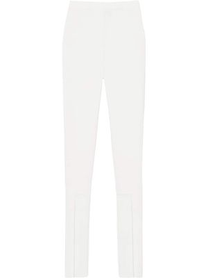 WARDROBE.NYC front-zip leggings - White