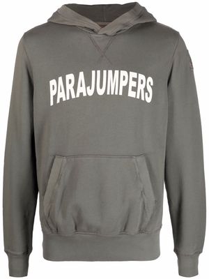 Parajumpers logo-print hoodie - Green