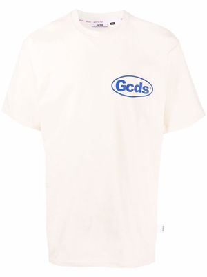 Gcds logo-print cotton T-shirt - Neutrals