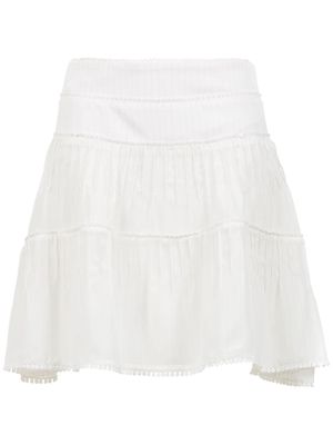 Olympiah Riva flared skirt - White