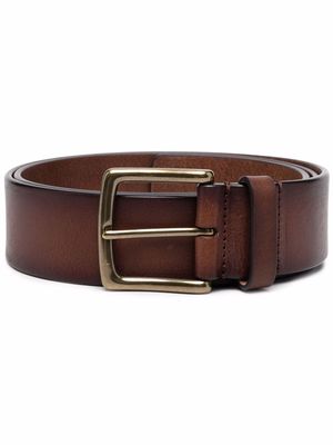 Officine Creative buckle-fastening leather belt - Brown