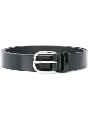 Orciani classic leather belt - Black