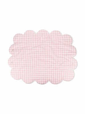 La Stupenderia plaid-print blanket - Pink