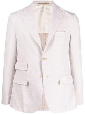 Eleventy single-breasted blazer - Neutrals