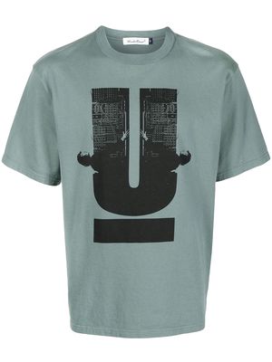UNDERCOVER logo-print T-shirt - Green