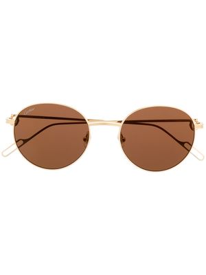Cartier Eyewear round-frame sunglasses - Gold