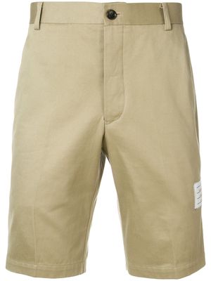 Thom Browne Cotton Twill Unconstructed Chino Shorts - Neutrals