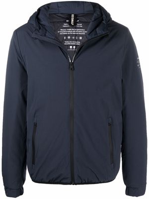 Ecoalf logo-print sleeve jacket - Blue