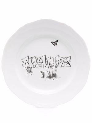 Off-White x Ginori 1735 logo-print dessert plate