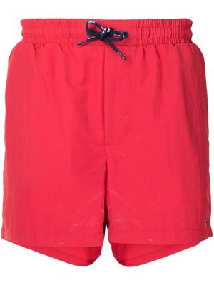Fila drawstring swim shorts - Red