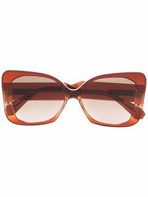 GIGI STUDIOS oversized-frame sunglasses - Brown