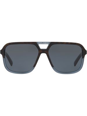 Dolce & Gabbana Eyewear aviator sunglasses - Brown