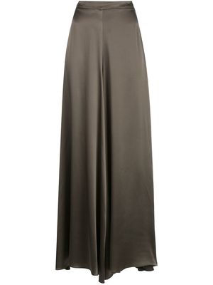 VOZ Charmeuse palazzo trousers - Brown