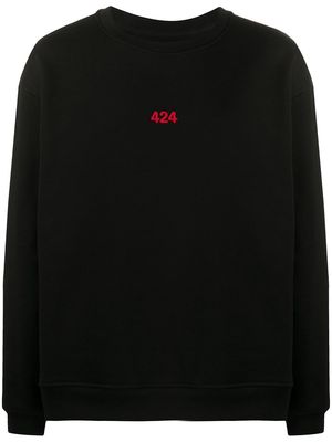 424 logo-print sweatshirt - Black