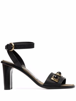 ETRO embellished leather sandals - Black