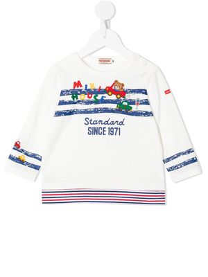 Miki House Since 1971 sweatshirt - White