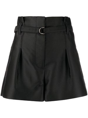 3.1 Phillip Lim high-waisted belted shorts - Black