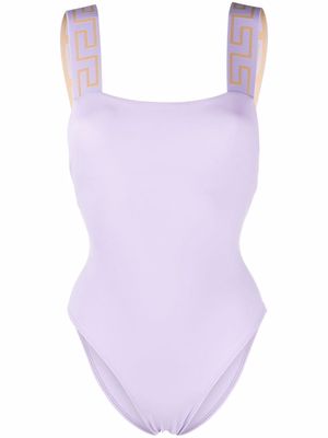 Versace Greca Key swimsuit - Purple
