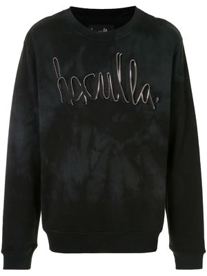 Haculla zip-detail cotton sweatshirt - Black
