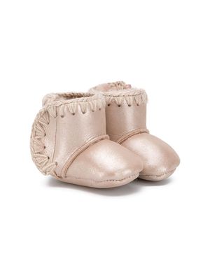 Mou Kids shearling snow boots - Pink