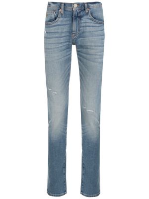 Armani Exchange ripped-detailed skinny jeans - Blue