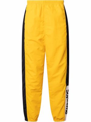 Supreme side logo track pants - Yellow