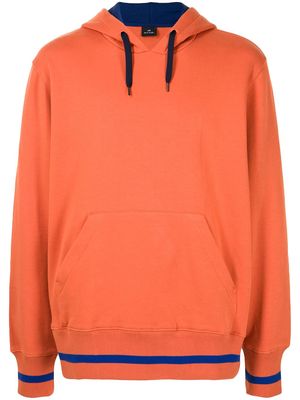 PS Paul Smith rear logo-patch hoodie - Orange