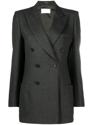 Maison Margiela single-breasted peak-lapel blazer - Green