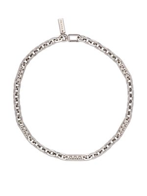 Prada chain necklace - F0E5O ANTIQUED SILVER
