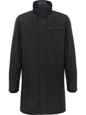 Prada technical fabric raincoat - Black