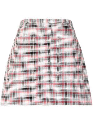 PortsPURE houndstooth-check skirt - Multicolour