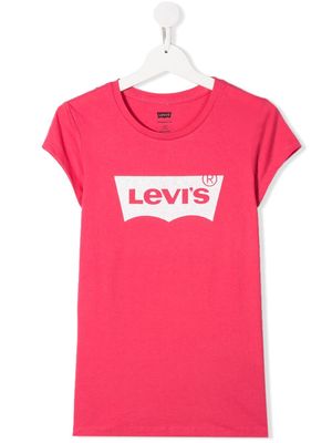 Levi's Kids TEEN logo print T-shirt - Pink