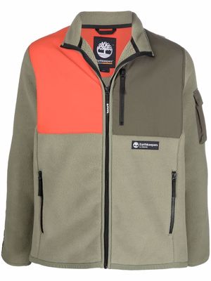 Timberland panelled zip-up jacket - Green