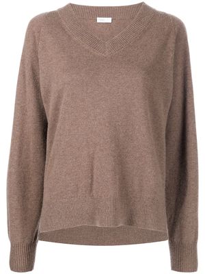 Rosetta Getty V-neck cashmere jumper - Brown