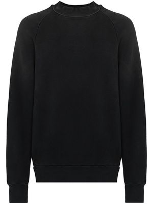 Les Tien raglan-sleeve cotton sweatshirt - Black