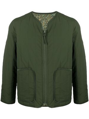 Kenzo reversible collarless jacket - Green