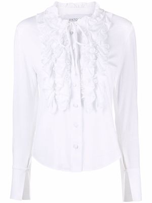 Viktor & Rolf classic ruffle blouse - White
