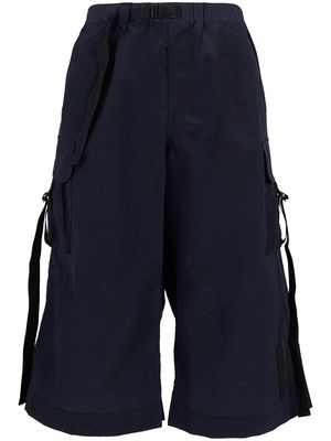 Y-3 CH2 Sporty seersucker shorts - Black