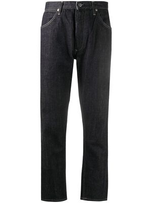 Jil Sander five-pocket style cropped jeans - Blue