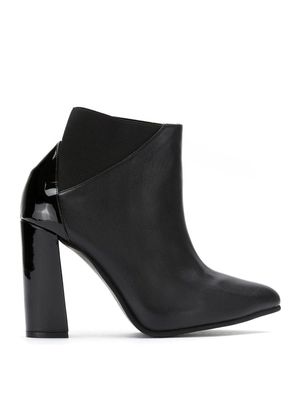 Studio Chofakian leather ankle boots - Black