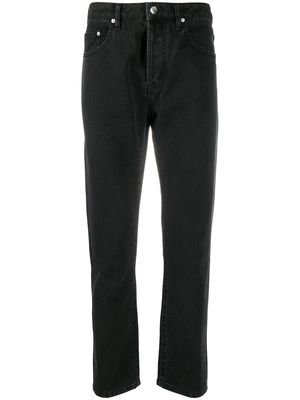 Kenzo mid-rise straight-leg jeans - Black