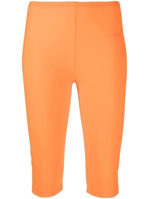 MM6 Maison Margiela fitted knee-length shorts - Orange