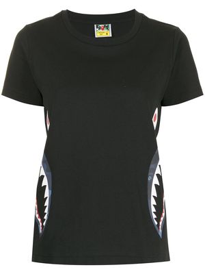 A BATHING APE® Shark Side print T-shirt - Black