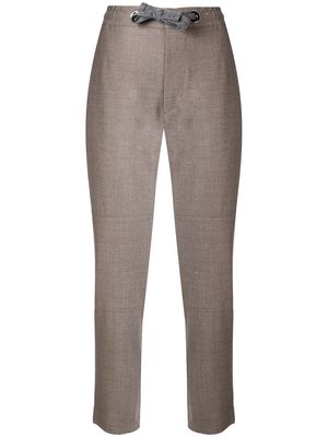 Eleventy loose fit track trousers - Neutrals